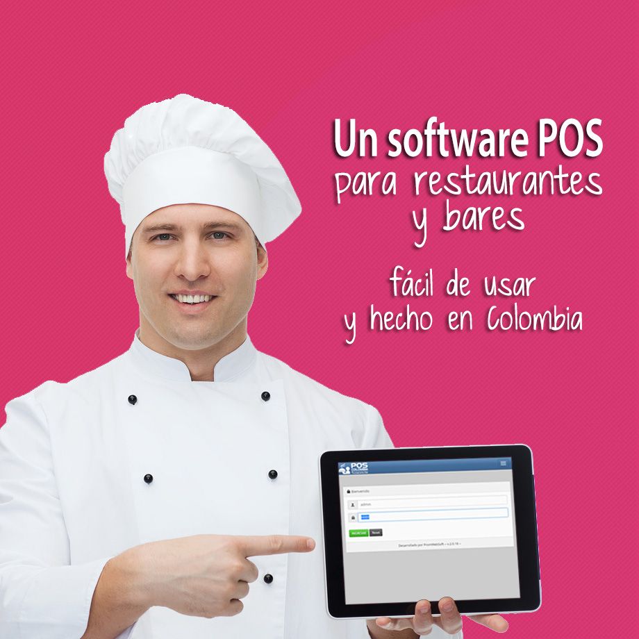 Un software POS para restaurantes y bares hecho en Colombia y fácil de usar